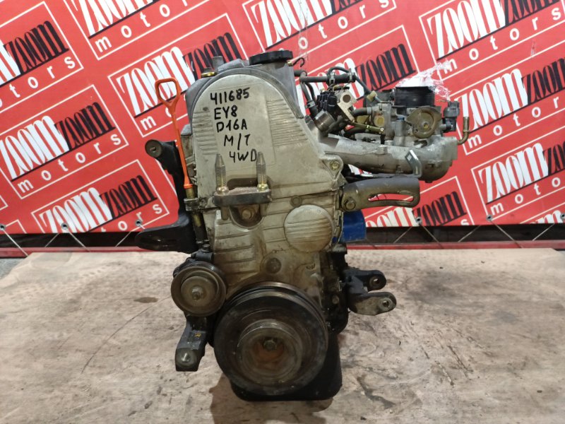 Двигатель Honda Partner EY8 D16A 1996 №8006555 (б/у)