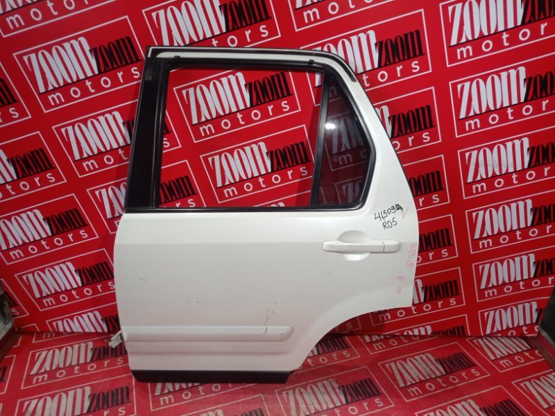Дверь боковая Honda Cr-V RD5 K20A 2001 задняя левая белый перламутр (б/у)