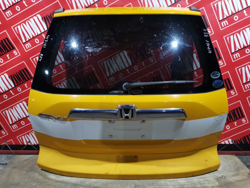 Дверь задняя багажника Honda Cr-V RE4 K24A 2006 задняя жёлтый (б/у)