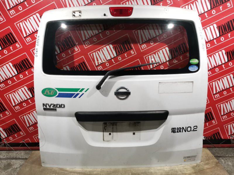 Дверь задняя багажника Nissan Nv200 VM20 HR16DE 2009 задняя белый (б/у)