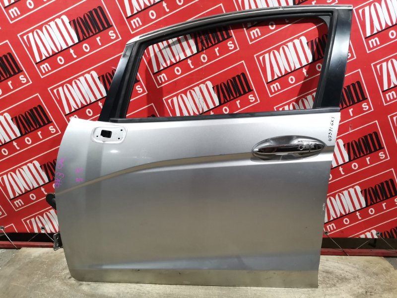 Дверь боковая Honda Fit GK3 L13B 2013 передняя левая серебро (б/у)