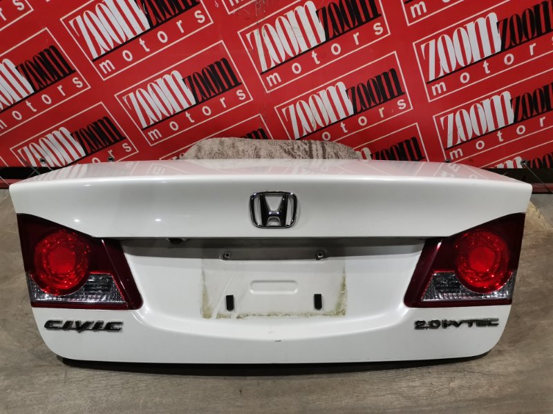 Крышка багажника Honda Civic FD2 K20A 2005 задняя белый перламутр (б/у)
