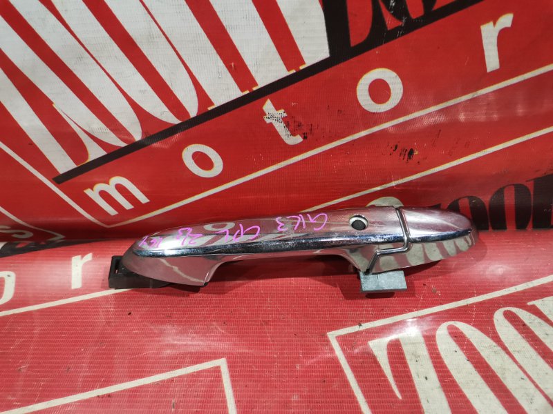 Ручка наружная Honda Fit GK3 L13B 2013 передняя правая хром (б/у)