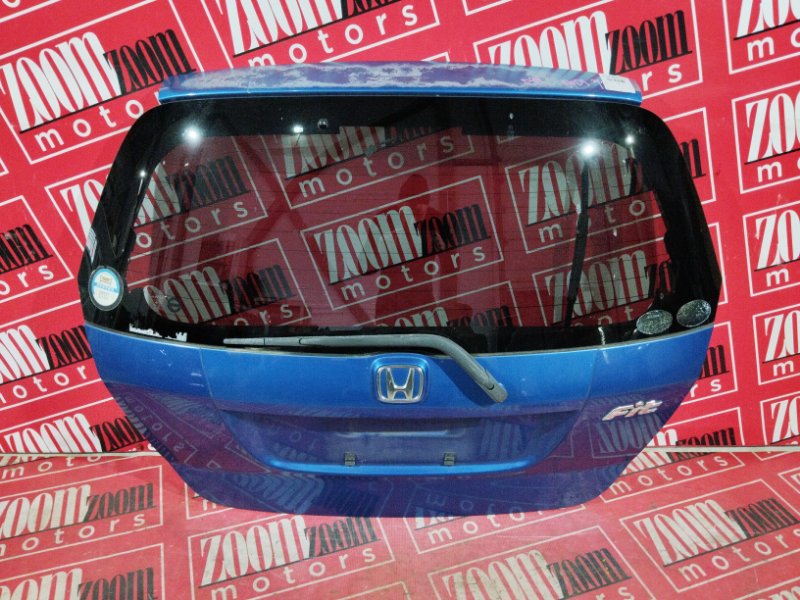 Дверь задняя багажника Honda Fit GD1 L13A 2005 синий (б/у)