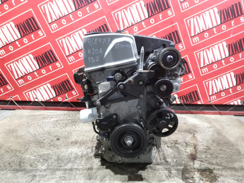 Двигатель Honda Civic FD2 K20A 2005 №5510100 (б/у)
