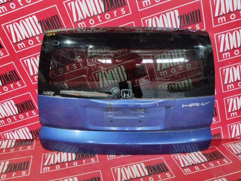 Дверь задняя багажника Honda Hr-V GH3 D16A 1998 синий (б/у)