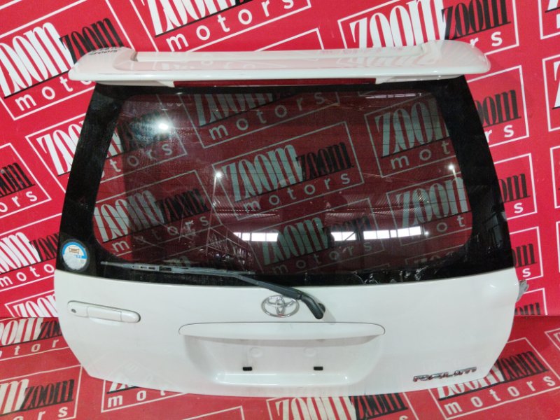 Дверь задняя багажника Toyota Raum EXZ10 5E-FE 1999 белый (б/у)