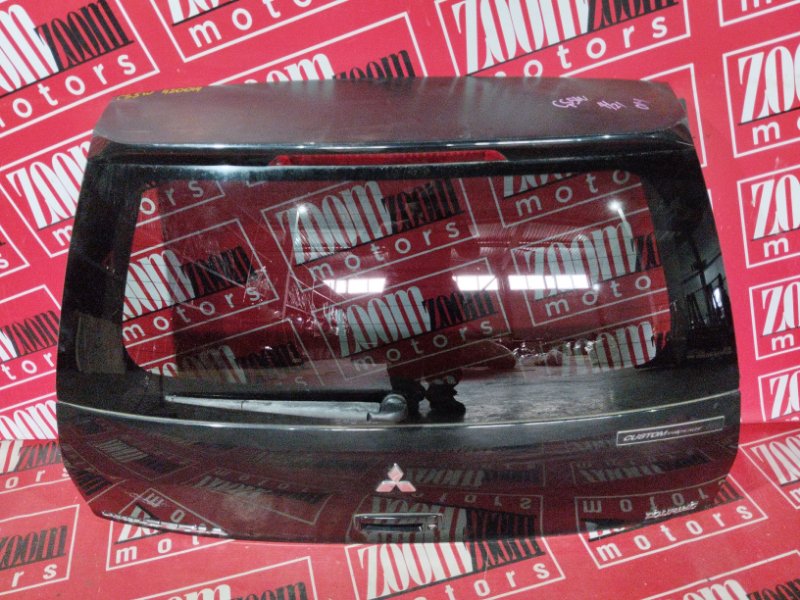 Дверь задняя багажника Mitsubishi Lancer Cedia CS5W 4G93 2000 черный (б/у)