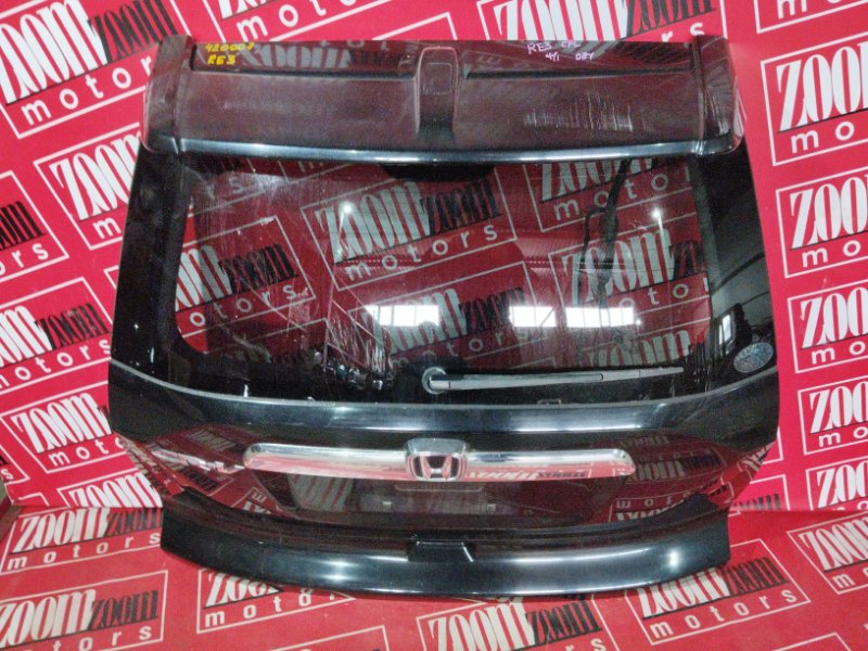 Дверь задняя багажника Honda Cr-V RE3 K24A 2007 черный (б/у)