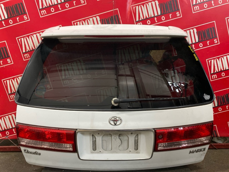 Дверь задняя багажника Toyota Mark Ii Wagon Qualis SXV20W 5S-FE 1997 белый (б/у)