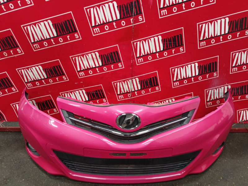 Бампер Toyota Vitz NSP130 1NR-FE 2010 передний розовый (б/у)