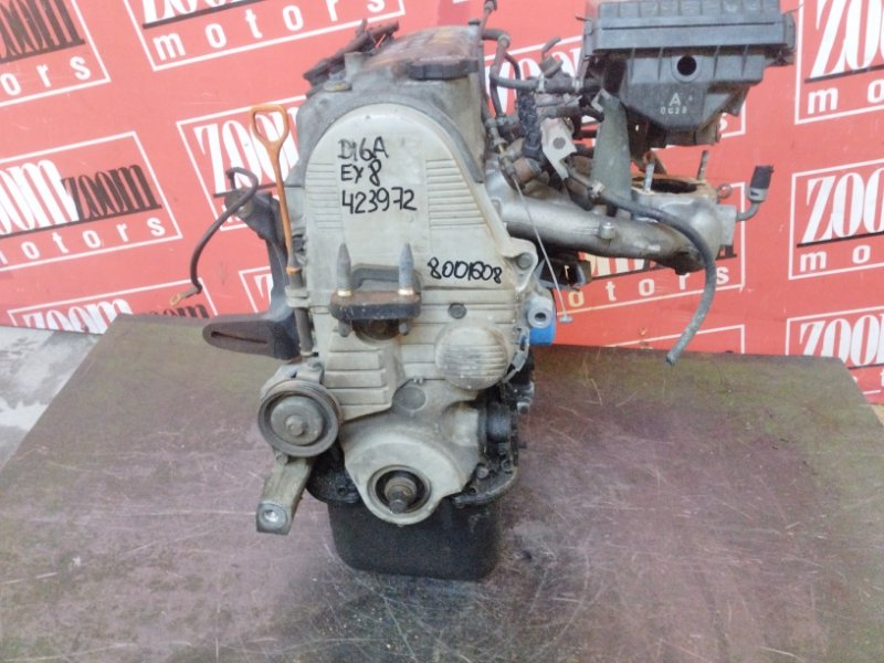 Двигатель Honda Partner EY8 D16A 1996 8001608 (б/у)