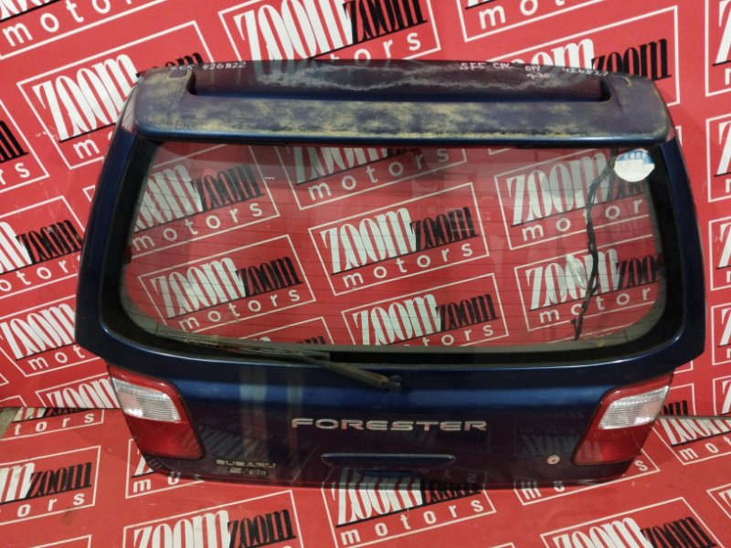 Дверь задняя багажника Subaru Forester SF5 EJ205 1997 синий (б/у)