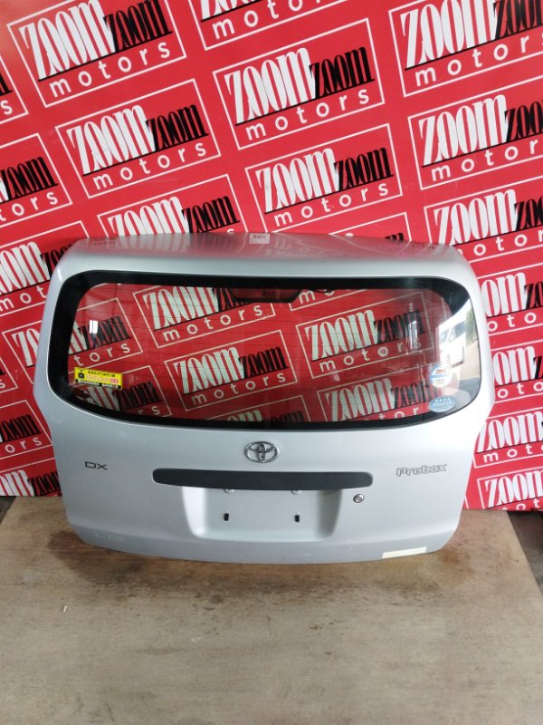 Дверь задняя багажника Toyota Probox NCP51 1NZ-FE 2002 серебро (б/у)