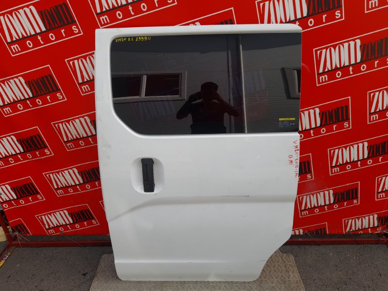 Дверь боковая Nissan Nv200 VM20 HR16DE 2009 задняя левая белый (б/у)