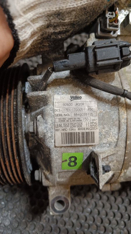 Компрессор кондиционера G35 2009 V36 VQ35HR