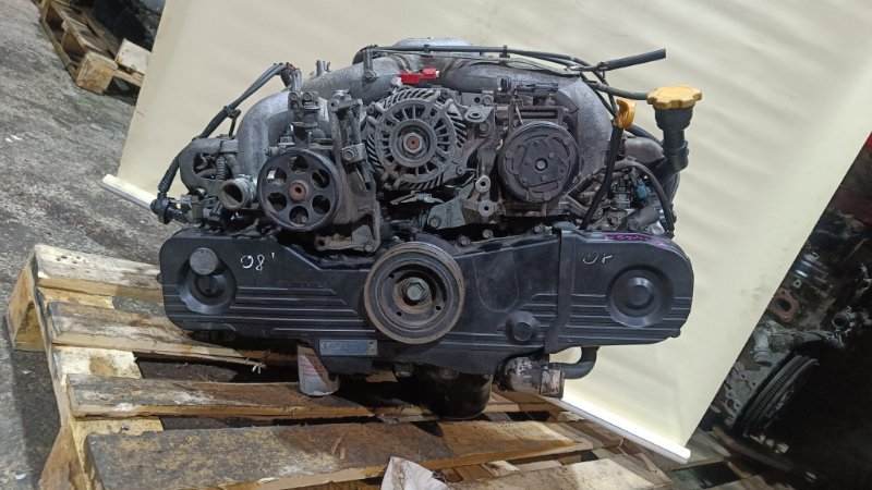 Двигатель SUBARU FORESTER 2008 SH9 EJ253 D594663 контрактная
