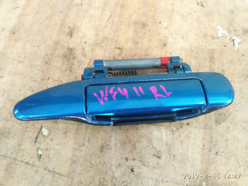 Ручка наружная Nissan Wingroad WFY11 QG15DE 2004 задняя левая
