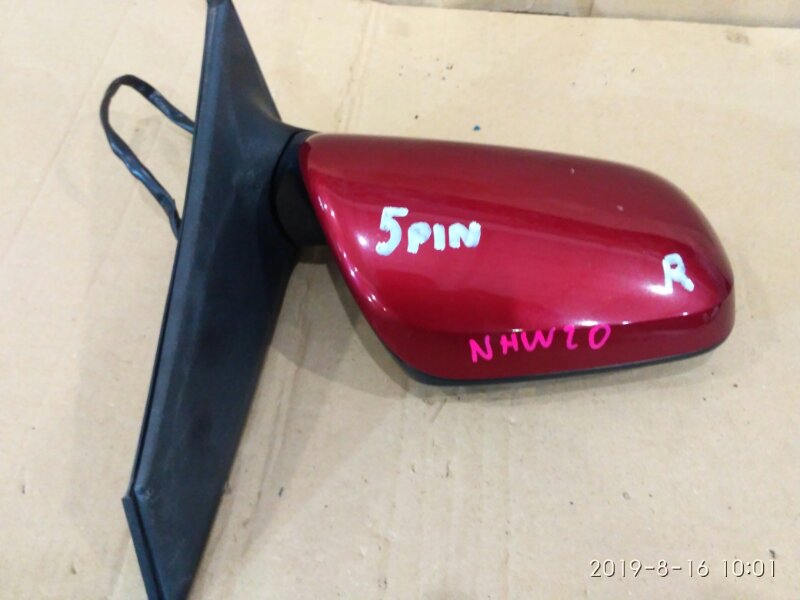 Зеркало боковое Toyota Prius NHW20 1NZ-FXE 2004 переднее правое