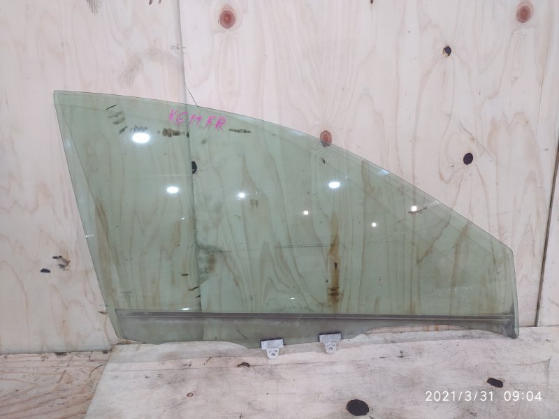 Стекло боковое Nissan Bluebird Sylphy KG11 MR20DE 2006 переднее правое