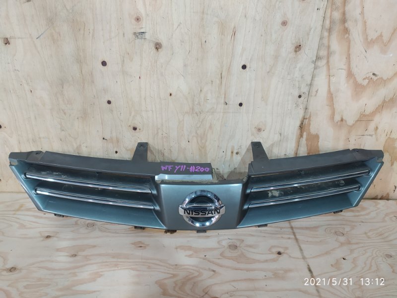 Решетка радиатора Nissan Wingroad WFY11 QG15DE 2004