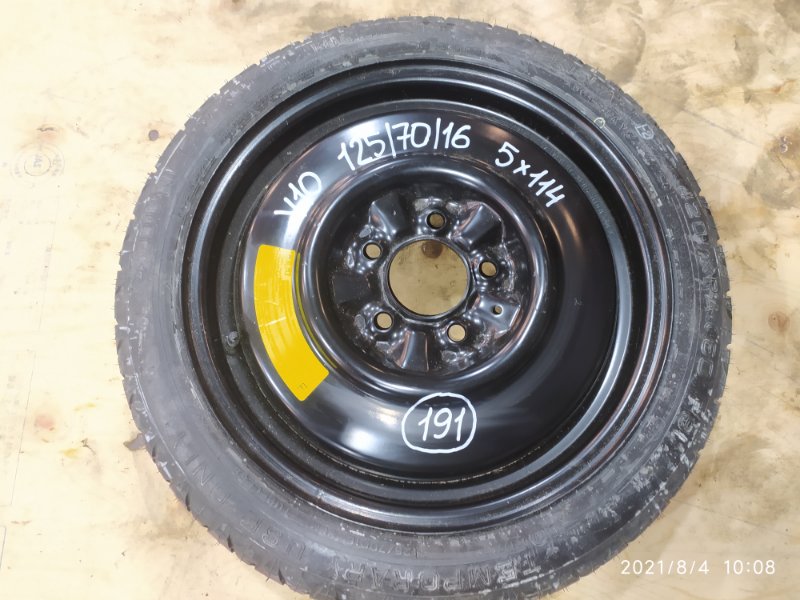 Запасное колесо Nissan Tino V10 QG18DE 2000