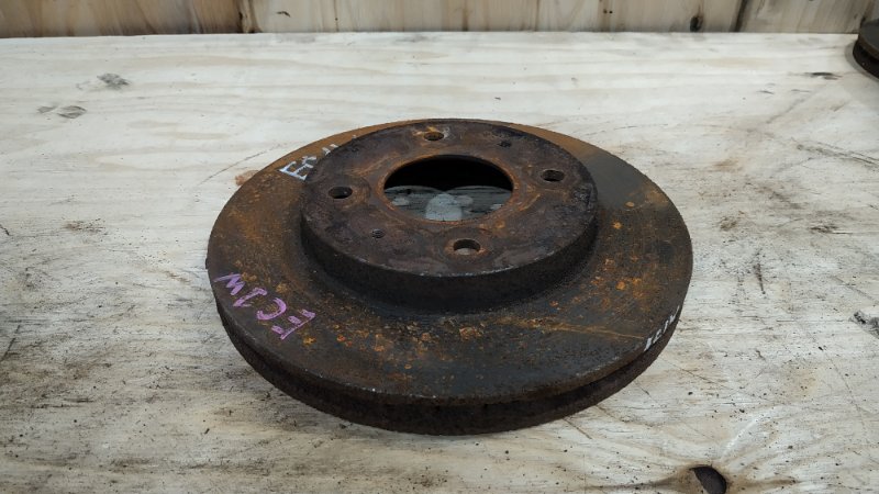 Диск тормозной Mitsubishi Legnum EC1W 4G93 1998 передний