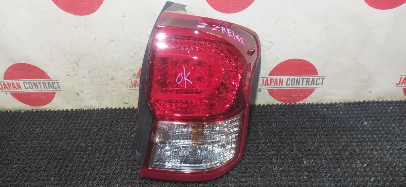 Фонарь стоп-сигнала Toyota Corolla Fielder ZRE162 2ZR-FAE 2013 правый