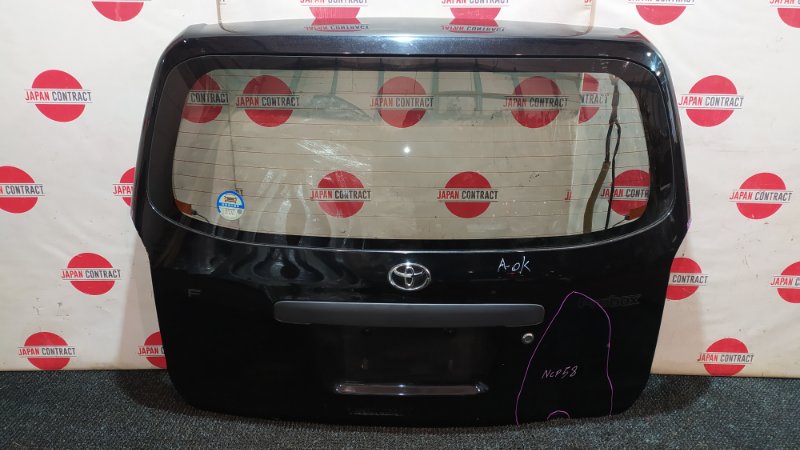 Дверь задняя багажника Toyota Probox NCP58G 1NZ-FE 2003