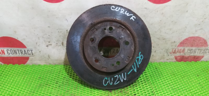 Диск тормозной Mitsubishi Airtrek CU2W 4G63 2003 передний