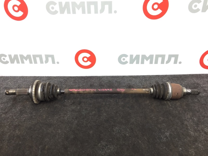 Привод Nissan Wingroad WHNY11 QG18 2004 задний левый (б/у)