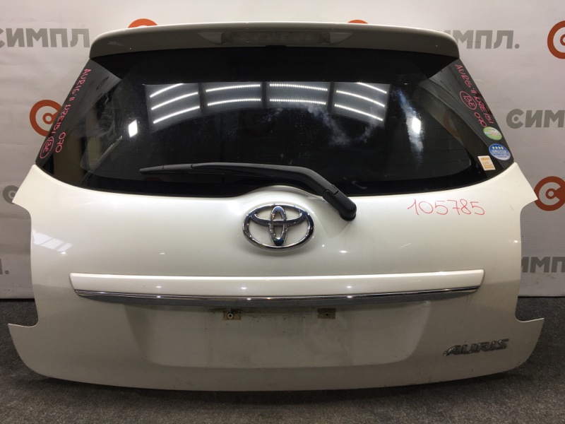 Дверь багажника Toyota Auris ZRE152 2011 105785 (б/у)