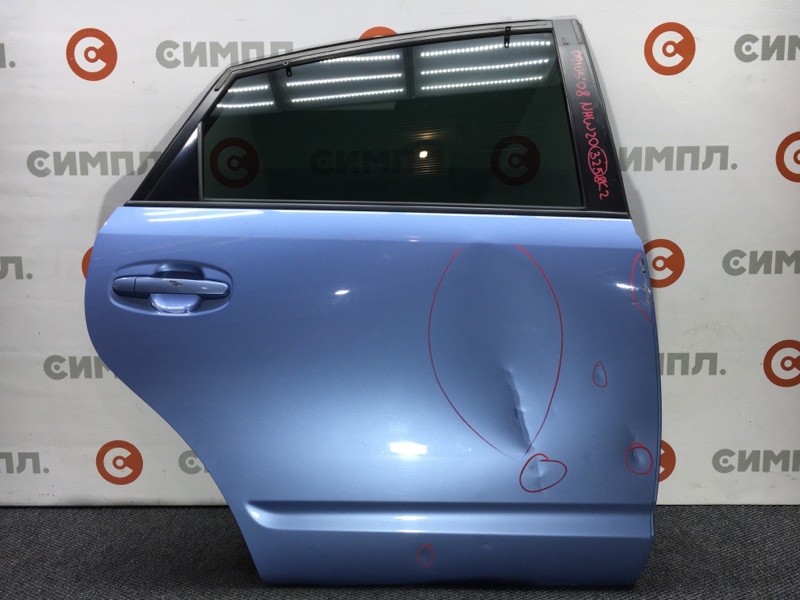 Стеклоподъемный механизм Toyota Prius NHW20 1NZ-FXE 2008 задний правый (б/у)