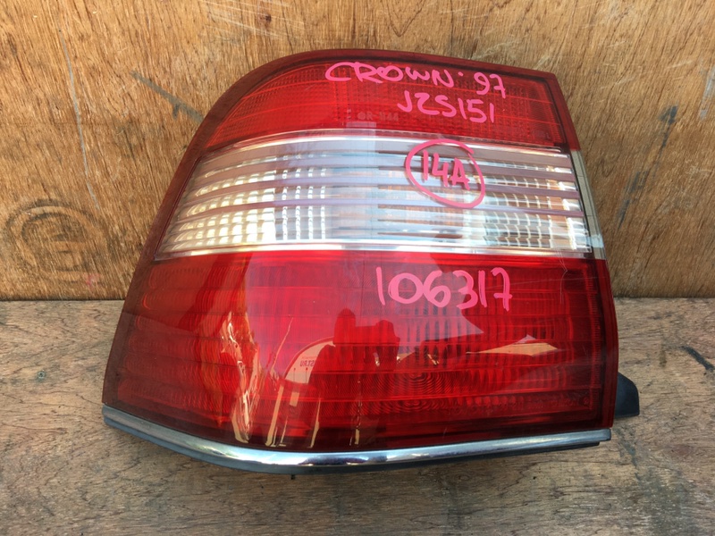 Задний фонарь Toyota Crown JZS151 1JZ 1997 задний левый 7405, 106317 (б/у)
