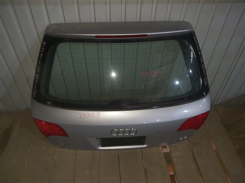 Дверь багажника Audi A4 8ED 2006 73368 (+14.05.20) С камерой заднего вида. Серая. 12Д (б/у)