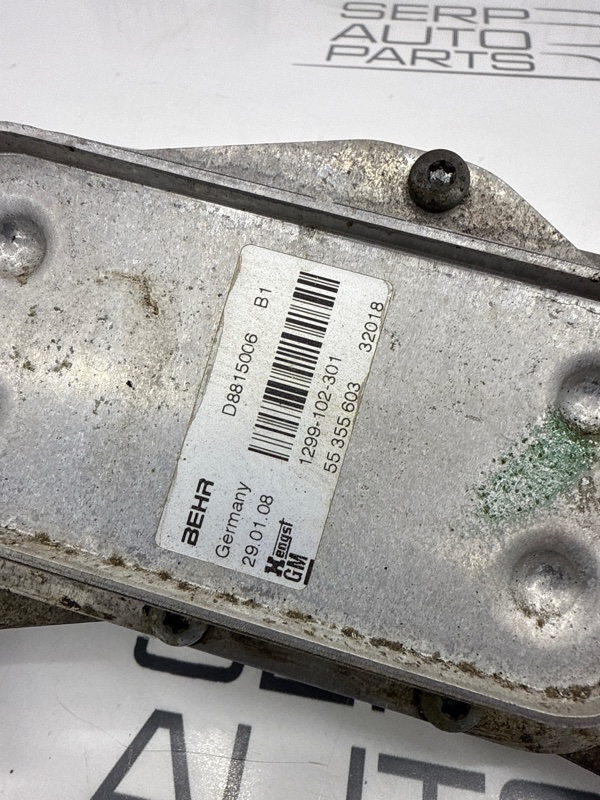 Корпус масляного фильтра Aveo 2009 Т250/255 F14D4