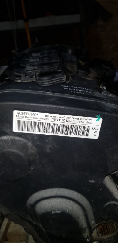 Двигатель Golf V BVY 2.0L Двигатель Golf V BVY 2.0L