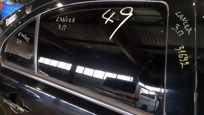 Стекло двери Mitsubishi Lancer CX3A 4B10 2008 заднее правое