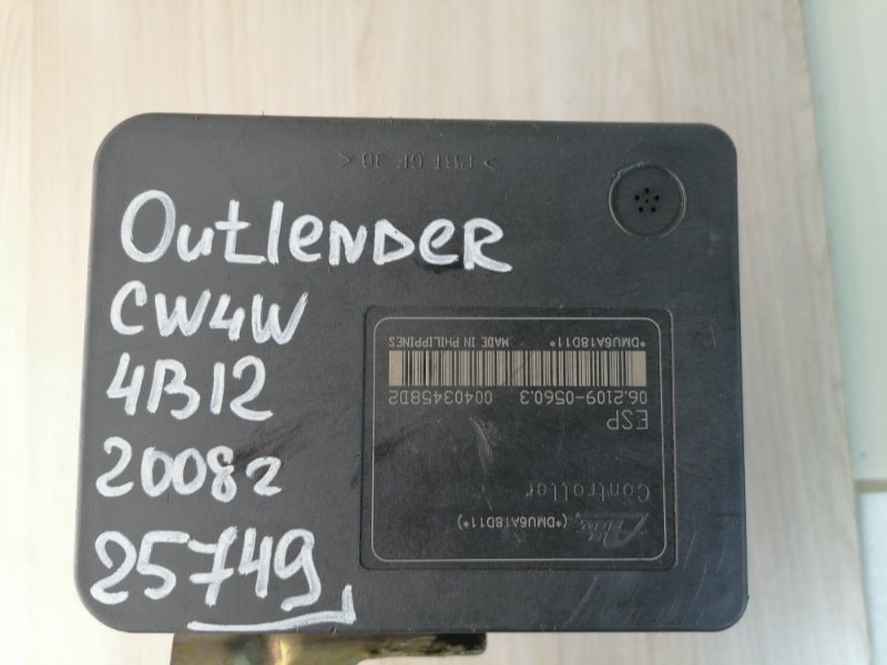 Блок abs Mitsubishi Outlander CW4W 4B12 2008