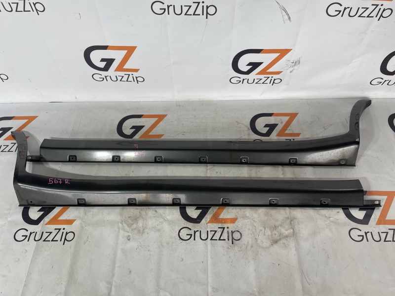 Накладка на порог Toyota Land Cruiser Cygnus UZJ100W 2UZ-FE 2002 (б/у)