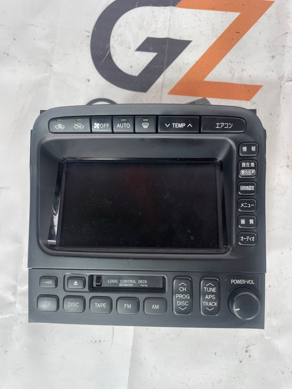Блок управления климат контролем Toyota Land Cruiser Cygnus UZJ100W 2UZ-FE 2001 передний (б/у)
