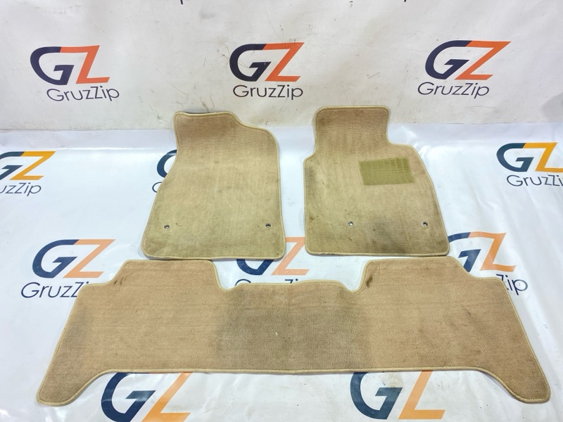 Коврики комплект Toyota Land Cruiser Cygnus UZJ100W 2UZ-FE 2001 (б/у)