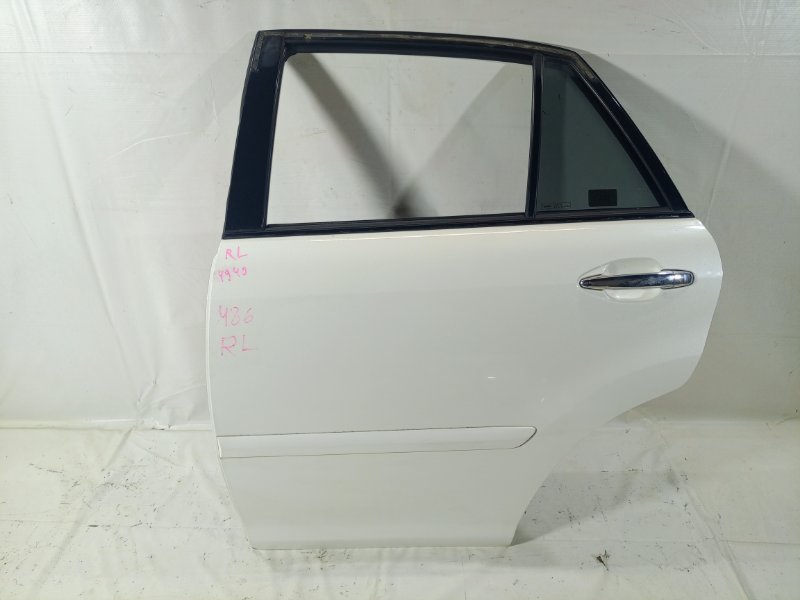 Дверь Toyota Harrier GSU30W 2GR-FE 2007 задняя левая (б/у)