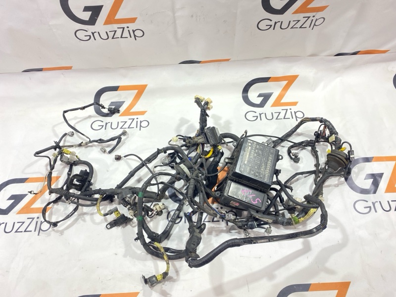 Коса под капотная Toyota Land Cruiser Cygnus UZJ100W 2UZ-FE 2000 (б/у)