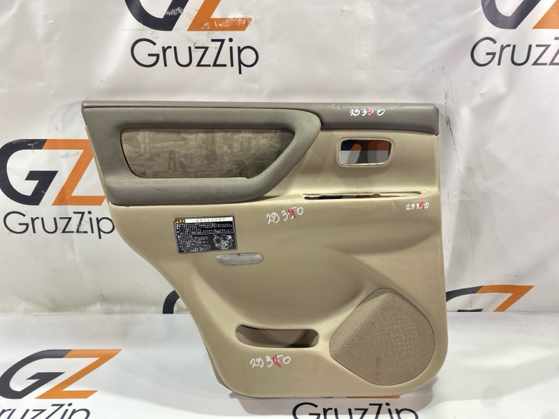 Дверная карта Toyota Land Cruiser UZJ100 2UZ-FE 1999 задняя левая (б/у)