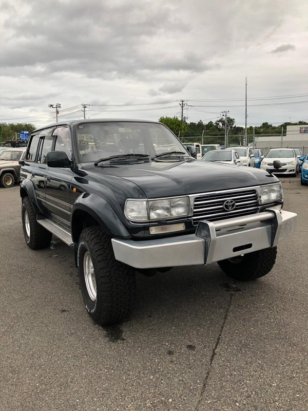 Бампер Toyota Land Cruiser FZJ80G 1FZ-FE 1994 передний (б/у)
