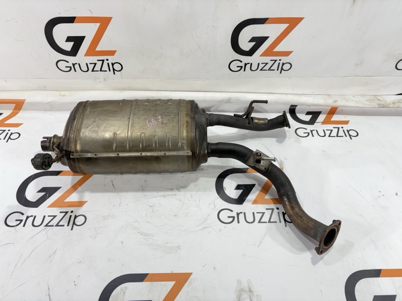 Бочка глушителя Toyota Land Cruiser UZJ200W 2UZ-FE 2008 (б/у)