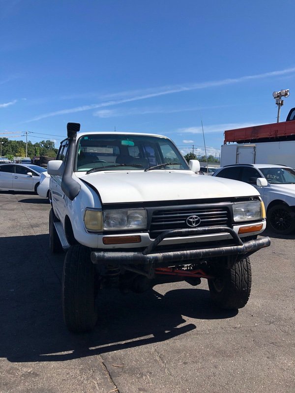Автомобиль Toyota Land Cruiser HDJ81V 1HD-T 1993 года в разбор
