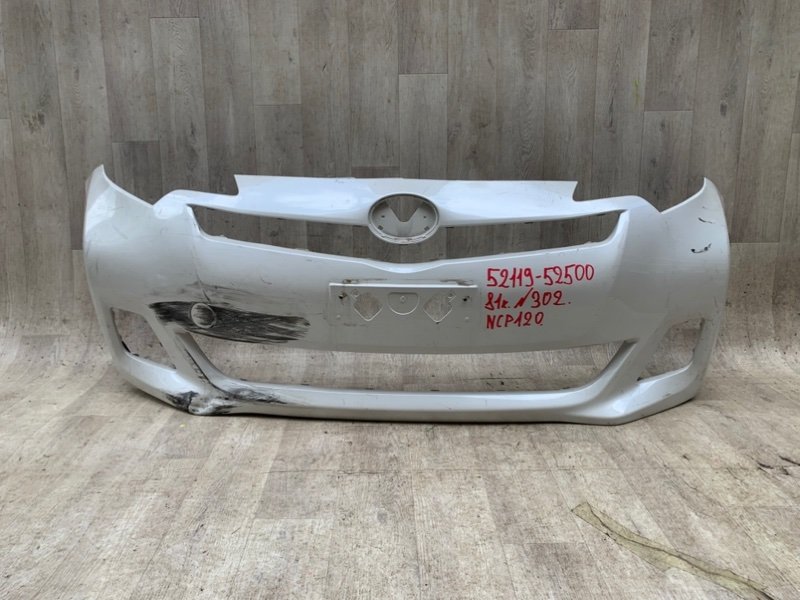 Бампер передний TOYOTA RACTIS 2012 NCP120 52119-52500 контрактная