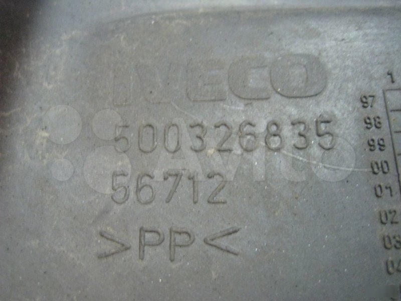 Накладка бампера задняя Iveco Daily 3